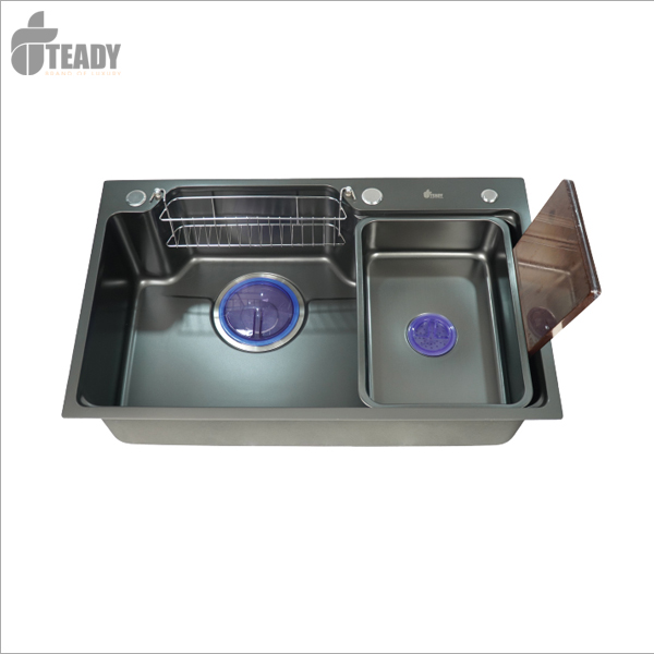 Chậu rửa bát phủ nano 1 hố Teady CRB NK - 7848