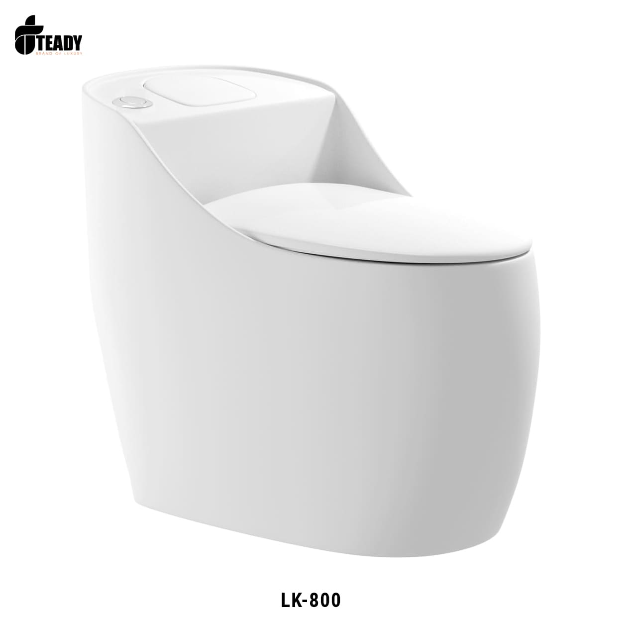 Bồn cầu liền khối cao cấp LK-800 hình quả trứng