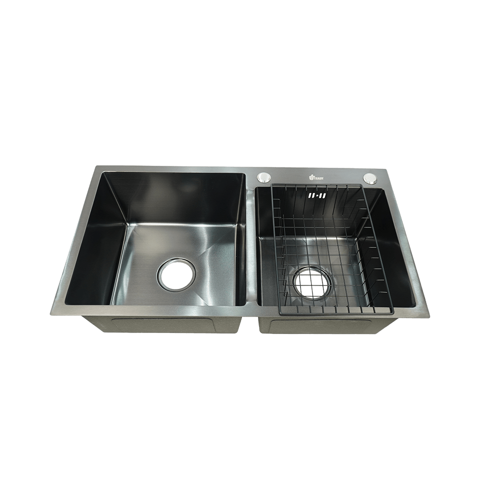 Chậu rửa bát phủ Nano 2 hố lệch CRB NN 8202 L