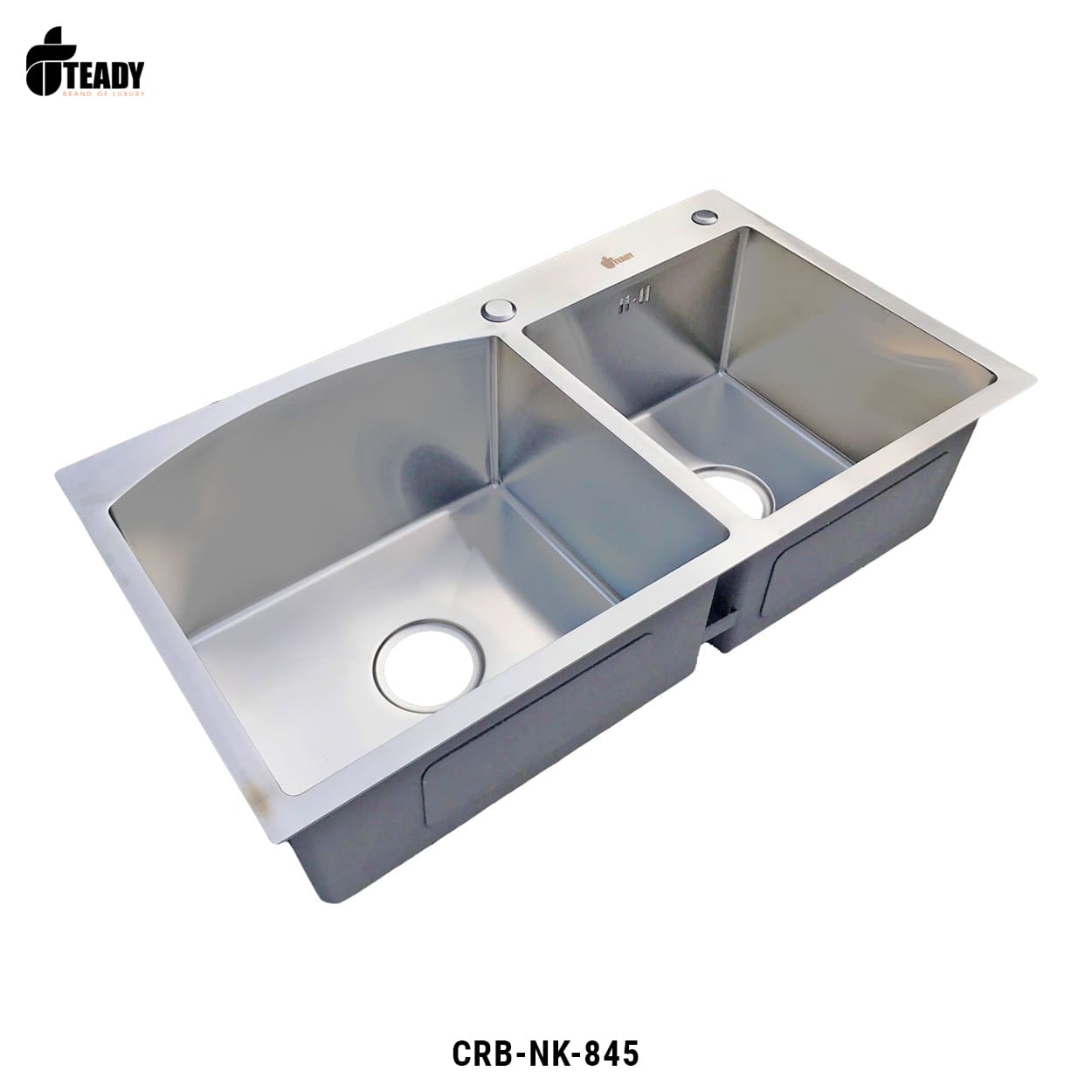 Chậu rửa bát Inox 2 hố nhập khẩu cao cấp CRB-NK-845