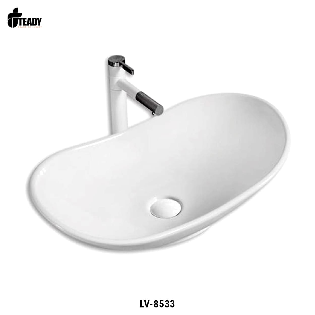 Lavabo dương bàn cao cấp LV-8533