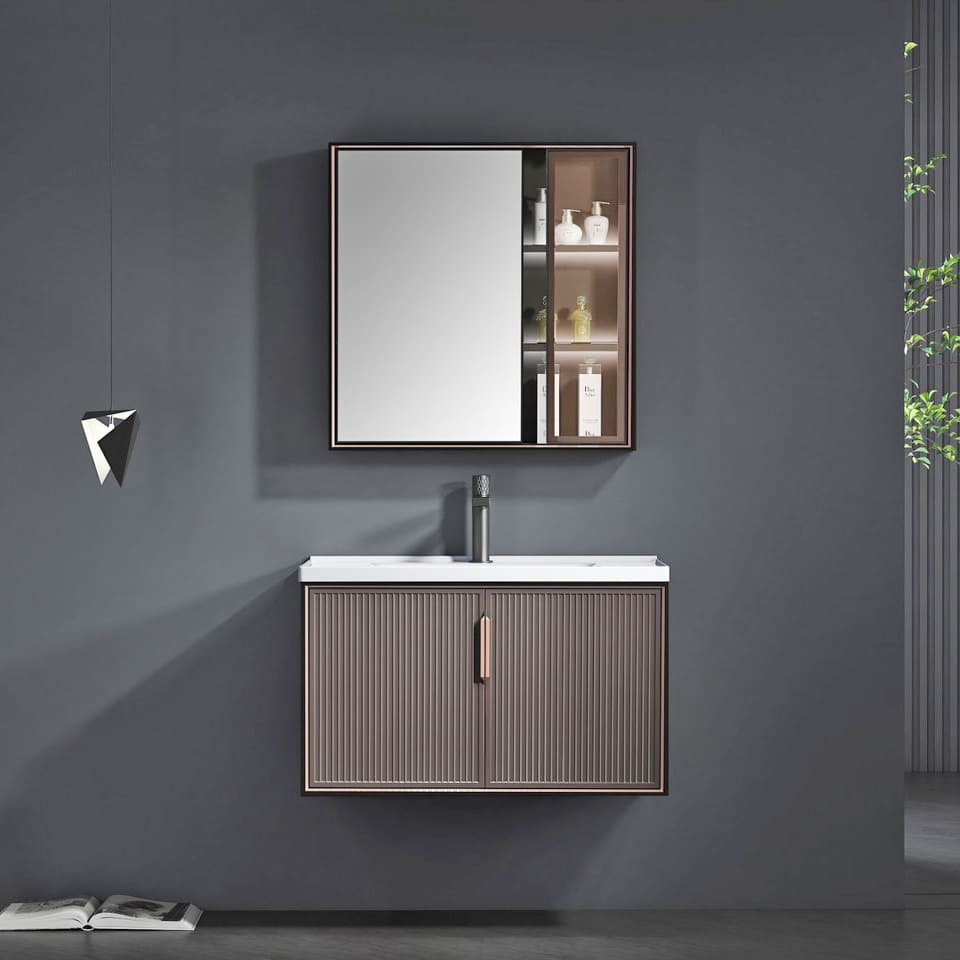 Combo Tủ Gương + Tủ Lavabo cao cấp TC-1010