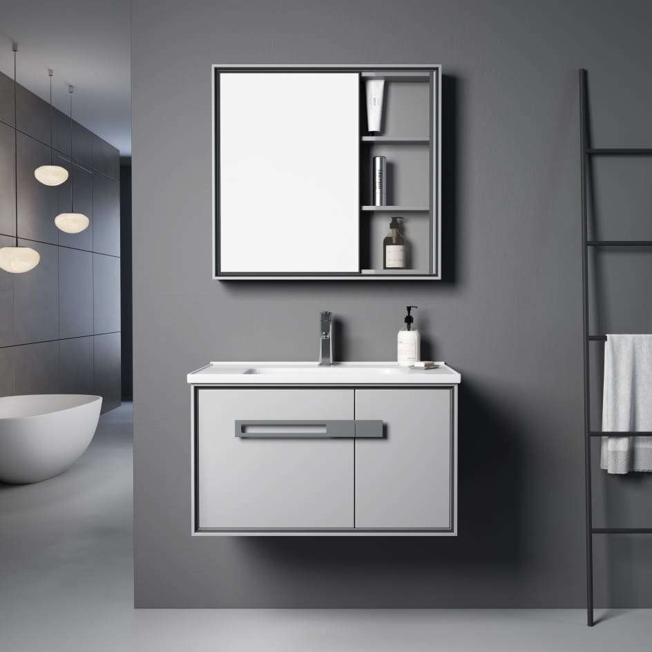 Combo Tủ Gương + Tủ Lavabo cao cấp TC-1989