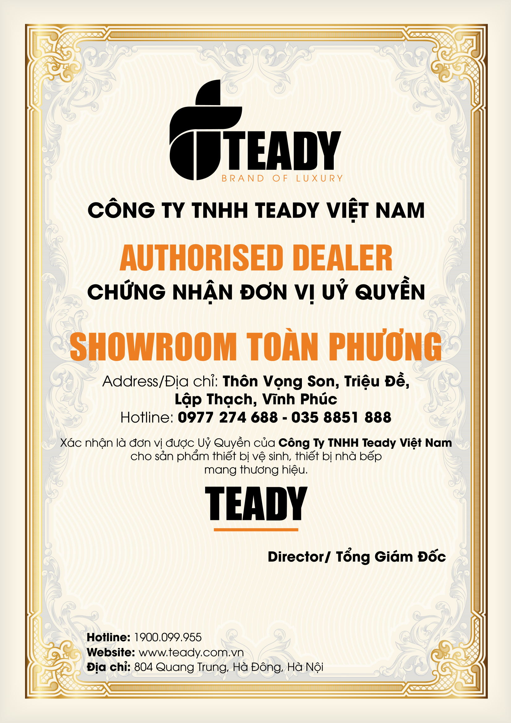 SHOWROOM TOÀN PHƯƠNG