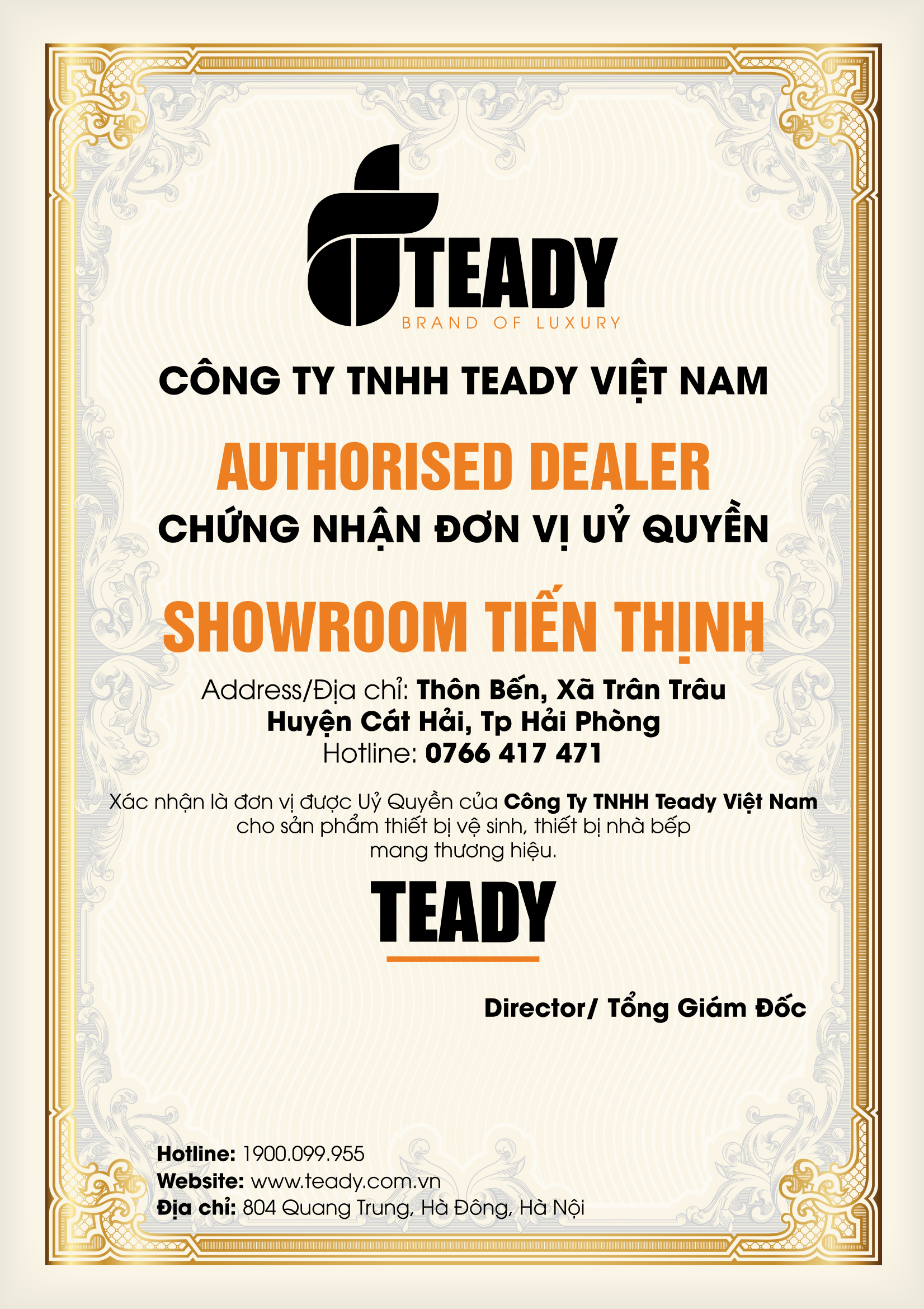 SHOWROOM TIẾN THỊNH